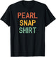 Texas Cowboy and Western Style for Rodeo Lovers a Pearl Snap T-Shirt - T-Shirt | Black