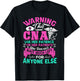 CNA Shirt - Warning This CNA Use Her Patience T-Shirt - T-Shirt | Black