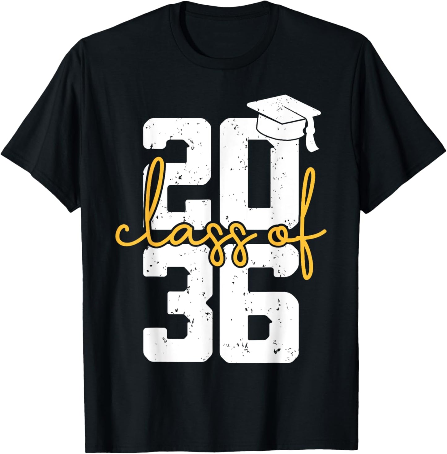 Class Of 2036 Graduation T-Shirt - T-Shirt | Black