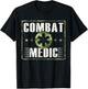 Combat Medic Soldier Veteran's Day Veterans Combat Veteran T-Shirt - T-Shirt | Black