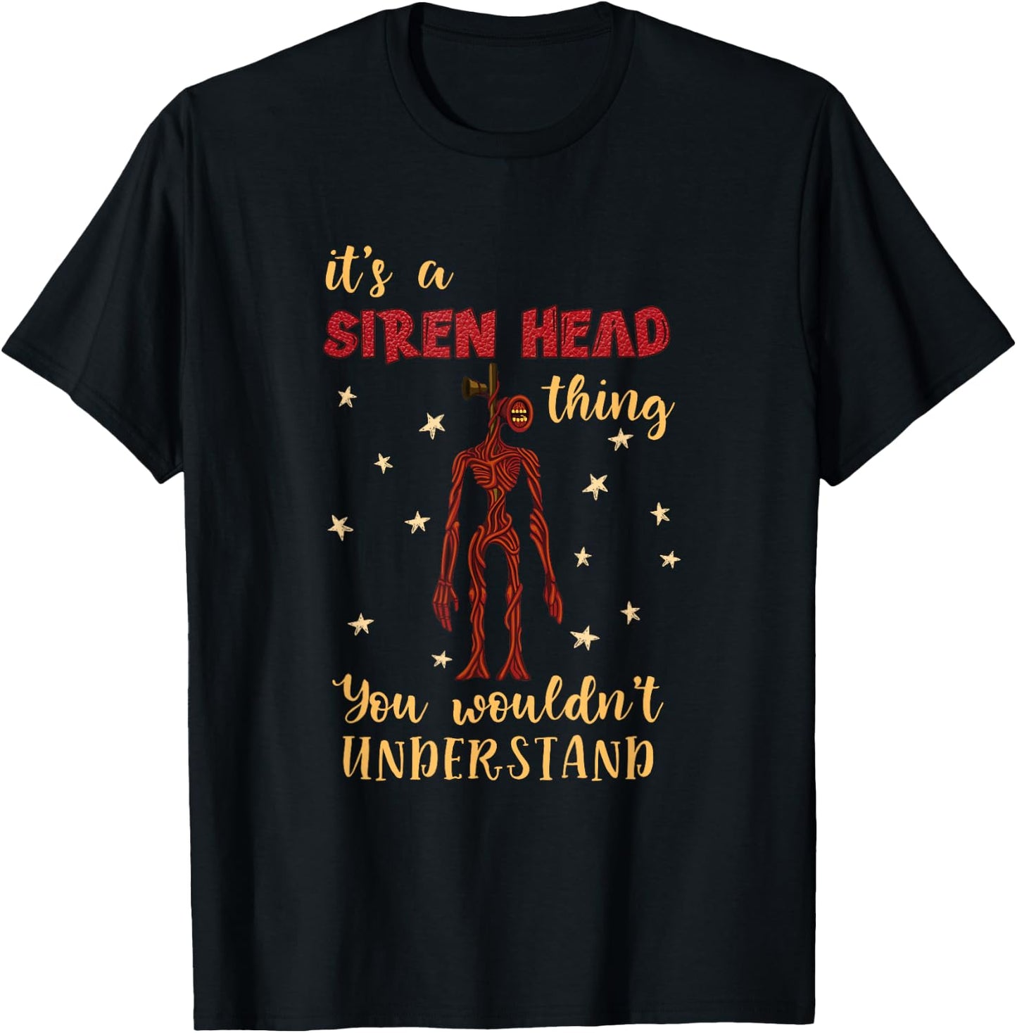 American Cryptid Siren Head Kids T-Shirt - T-Shirt | Black