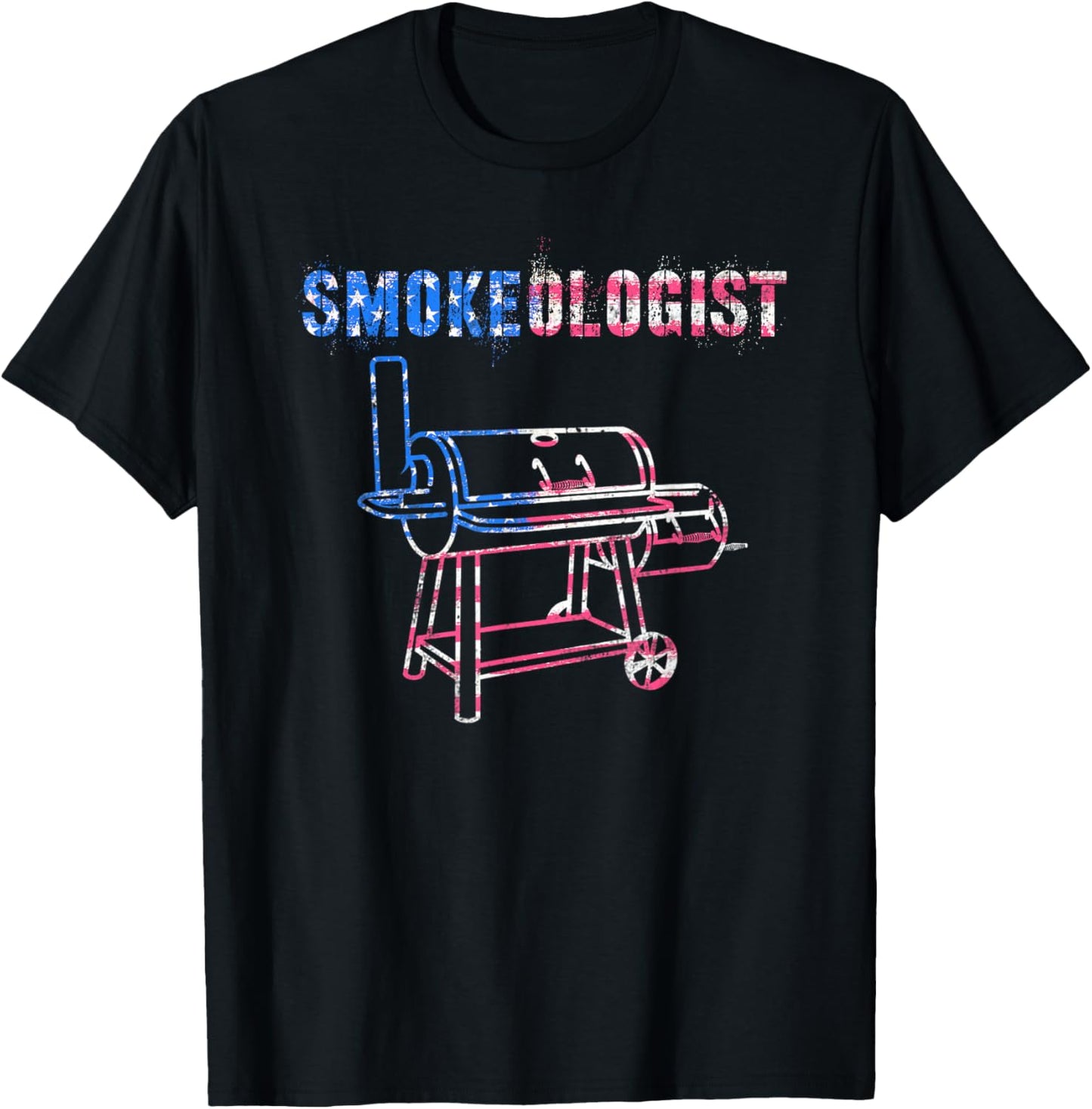 Sarcastic USA Grilling SMOKEOLOGIST Grill Smokeologist T-Shirt - T-Shirt | Black