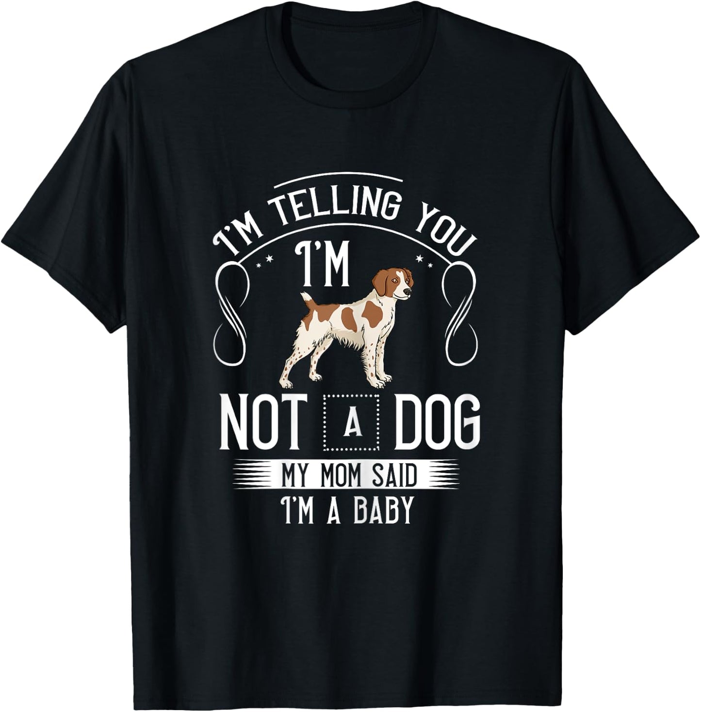 French Brittany Spaniel Puppies Owner Lover T-Shirt - T-Shirt | Black
