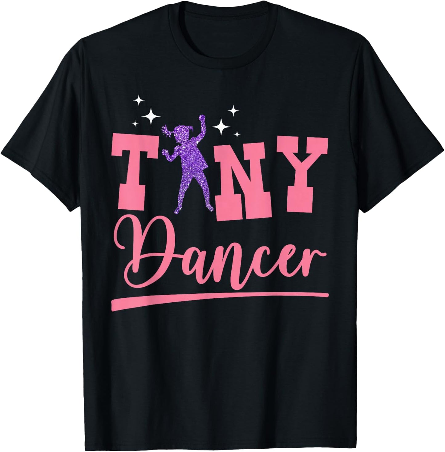 Tiny Dancer Cute Dance Kids Dancing Workout Practice Dancers T-Shirt - T-Shirt | Black