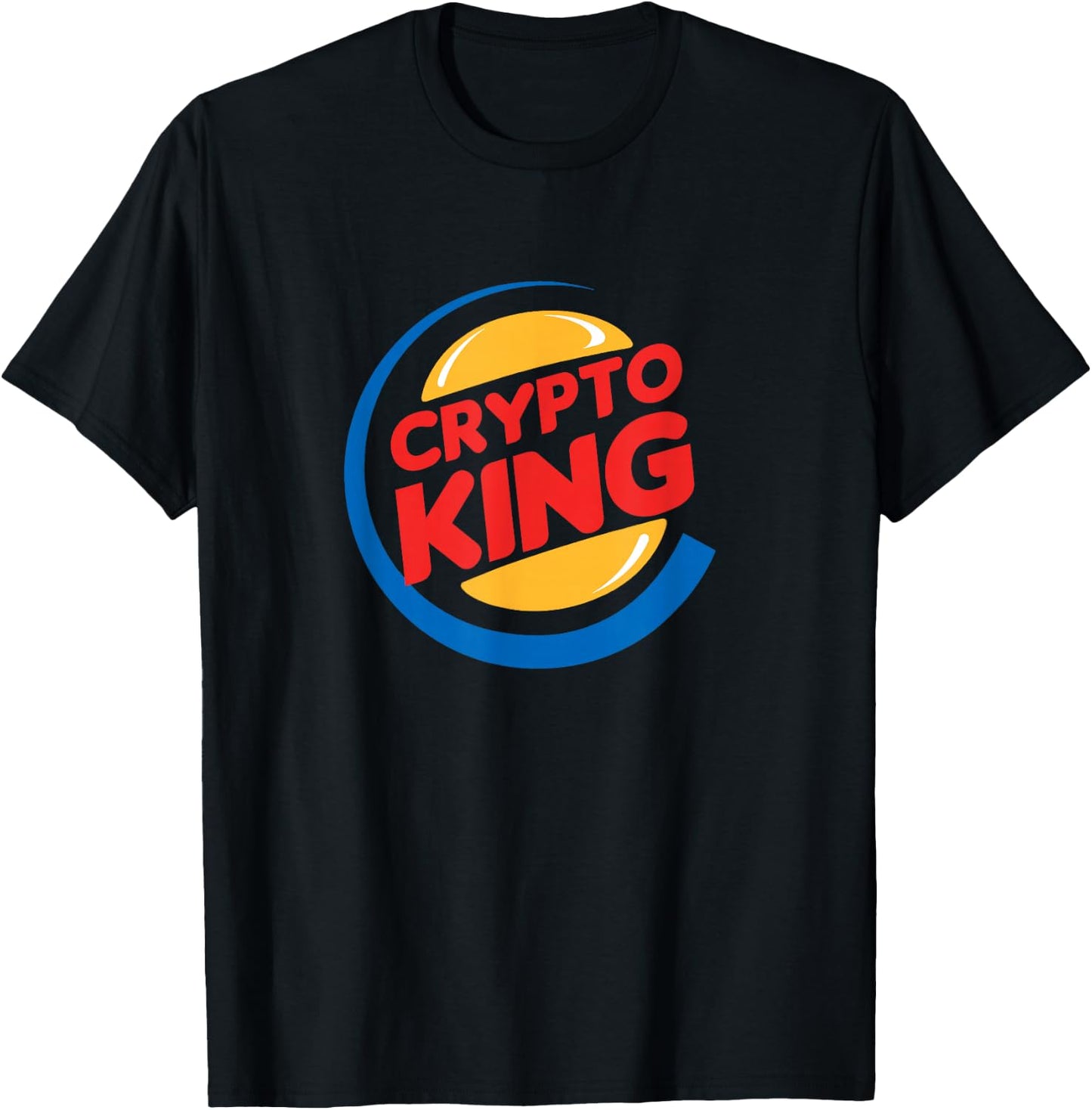 Crypto King - Funny Cryptocurrency T-Shirt - T-Shirt | Black