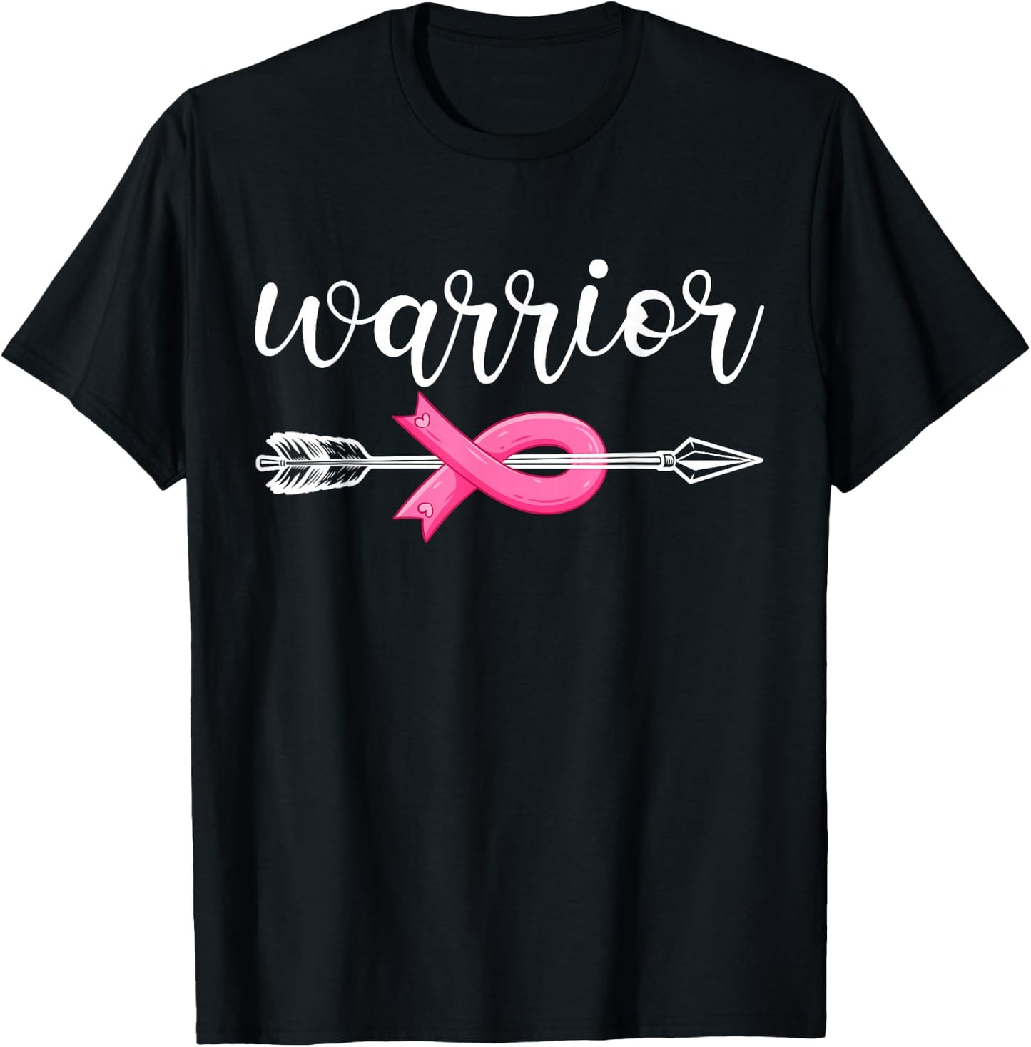 Breast Cancer Warrior Breast Cancer Awareness T-Shirt - T-Shirt | Black