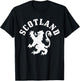 Scotland Vintage Lion Scotland Pride Gift UK T-Shirt - T-Shirt | Black
