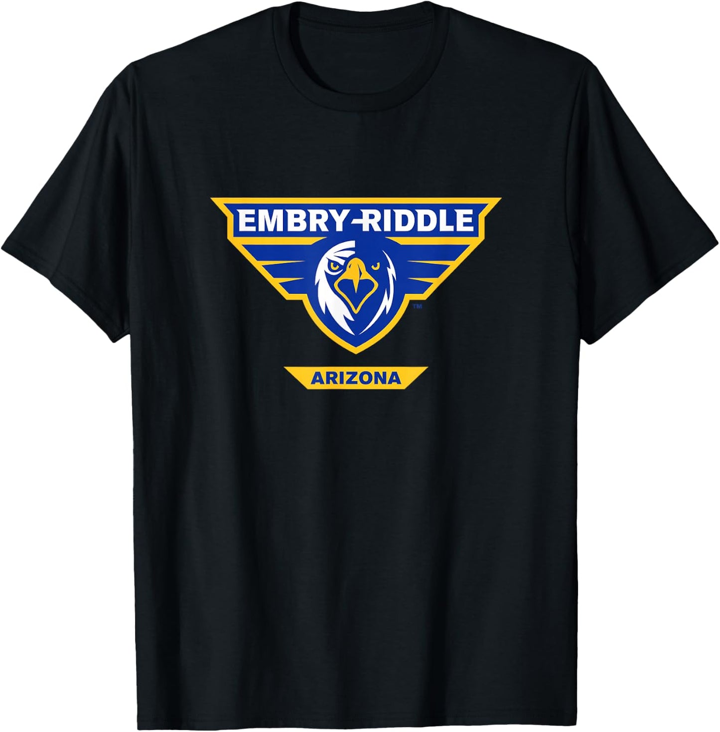 Embry Riddle Eagles | Official NCAA Merch | PPERAUP05 T-Shirt - T-Shirt | Black