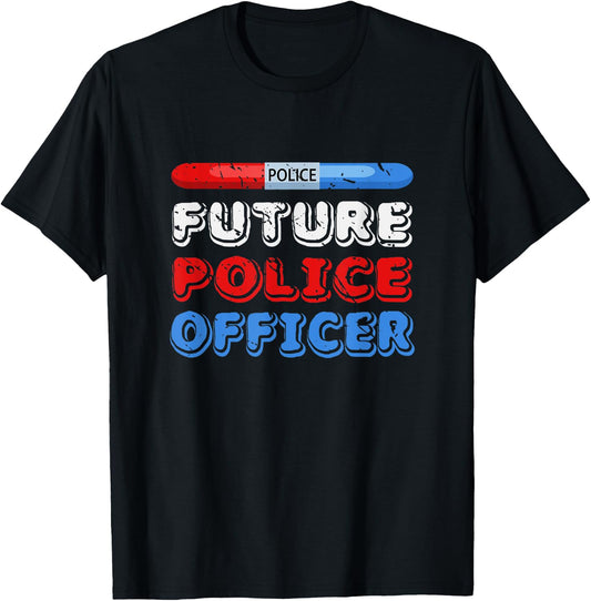 Future Policeman Federal Agent Gift Police T-Shirt - T-Shirt | Black