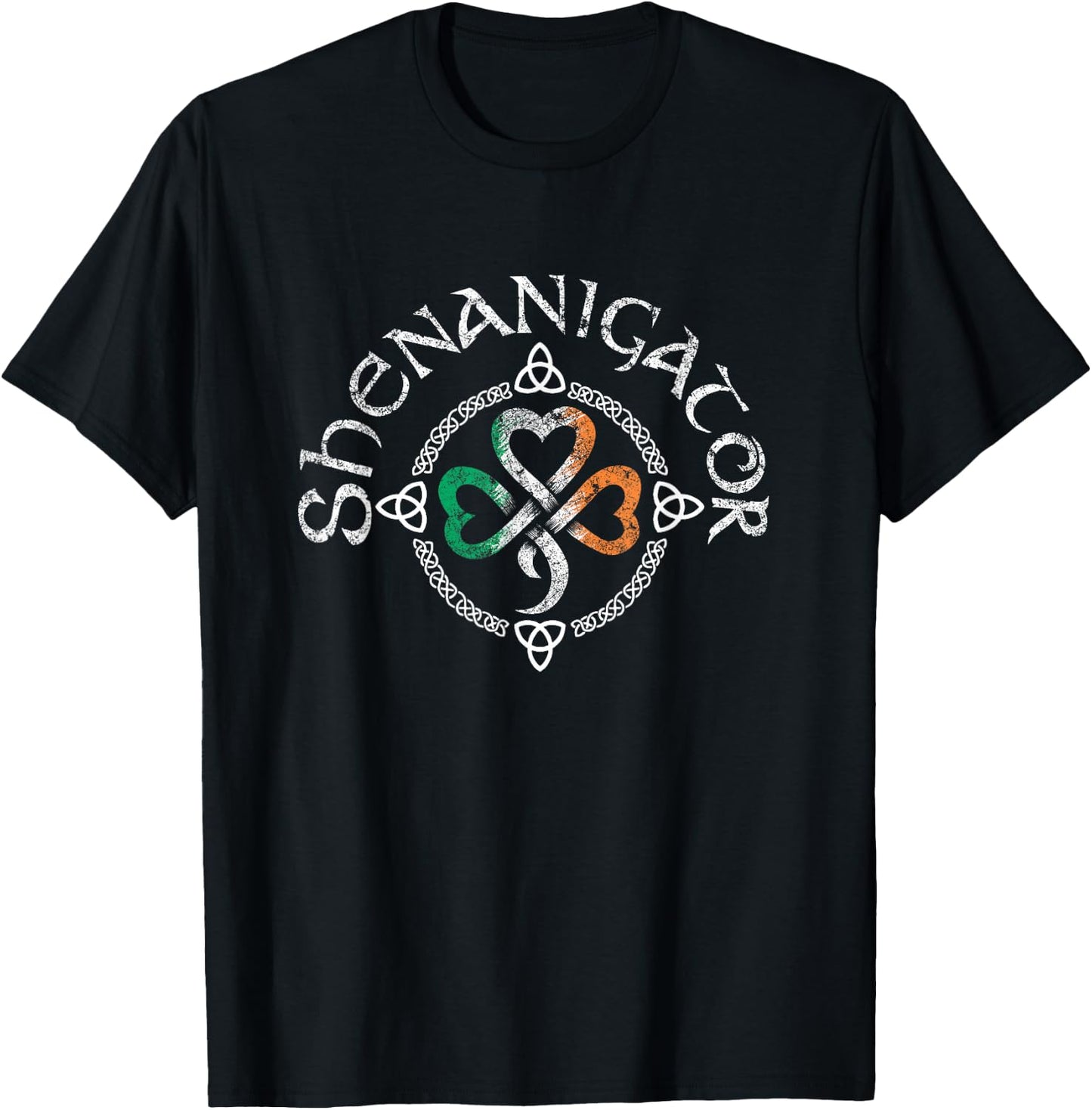 Vintage Shenanigator Saint Patrick Day 2021 T-Shirt - T-Shirt | Black