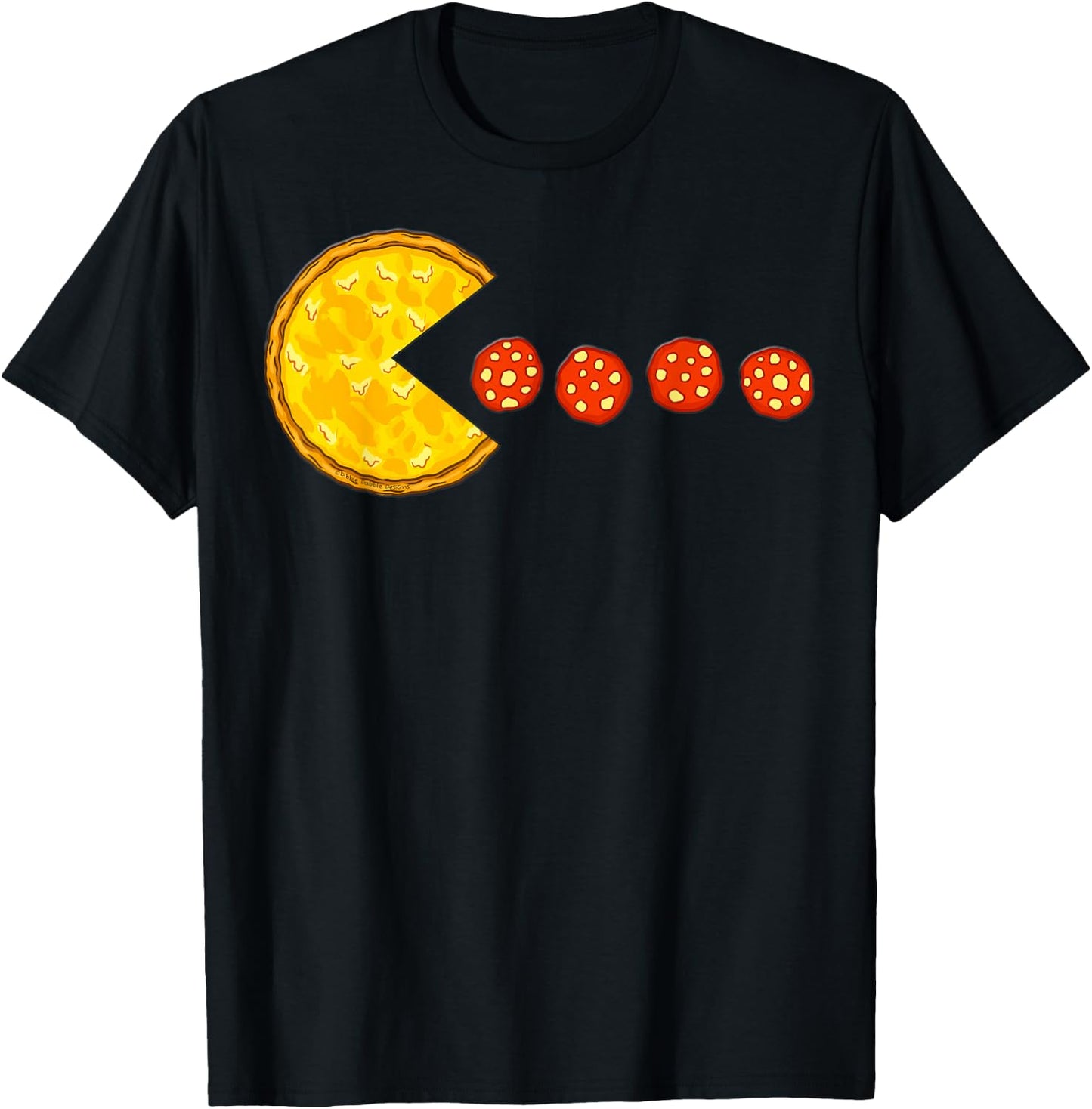 Funny Pizza Lovers Pizza Food Pepperoni - Pizza T-Shirt - T-Shirt | Black