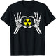 Funny Radioactive Gift Cool Nuclear Biohazard Logo T-Shirt - T-Shirt | Black