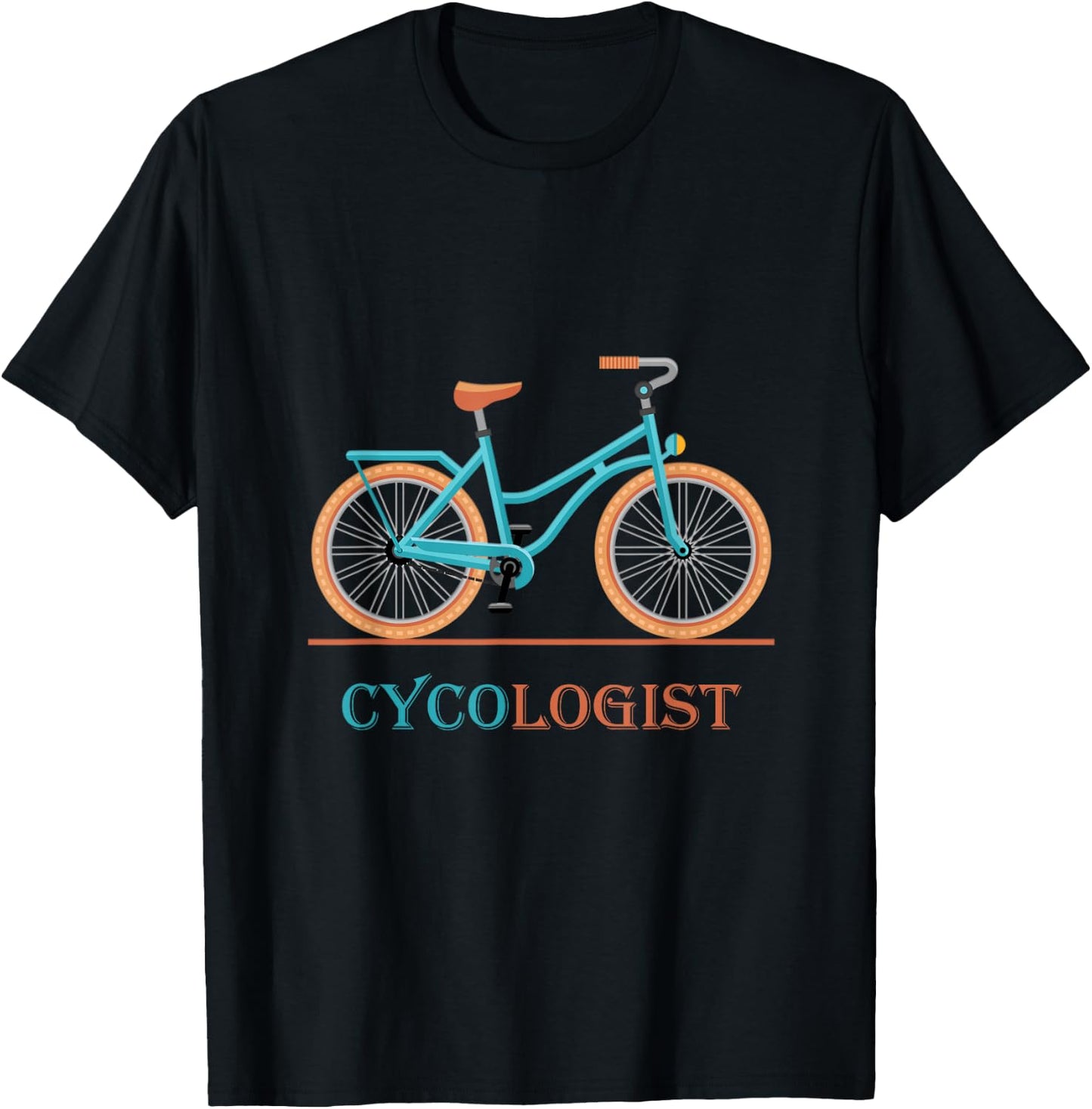 Cycologist Bike Retro Gift Cycling & Bicycle Lovers Road T-Shirt - T-Shirt | Black