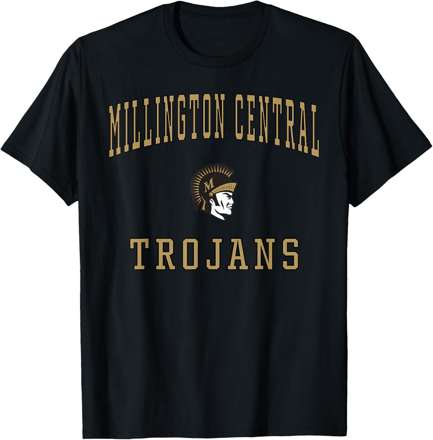 Millington Central High School Trojans T-Shirt - T-Shirt | Black