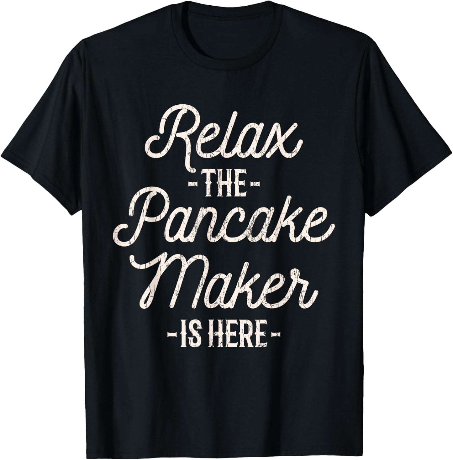 Pancake Baker Pancake Lovers Funny T-Shirt - T-Shirt | Black