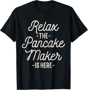 Pancake Baker Pancake Lovers Funny T-Shirt - T-Shirt | Black