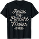 Pancake Baker Pancake Lovers Funny T-Shirt - T-Shirt | Black