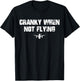 Cranky when Not Flying Funny Cranky when Not Flying Pilot T-Shirt - T-Shirt | Black