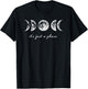 Moon Lover Gifts Mother's Day Moon Phases Moon Lovers T-Shirt - T-Shirt | Black