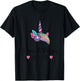 Kids Mimi and Poppy Love Me Granddaughter Unicorn T-Shirt - T-Shirt | Black