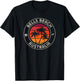 Australian Sunset Surfer and Seagull Bell's Beach T-Shirt - T-Shirt | Black
