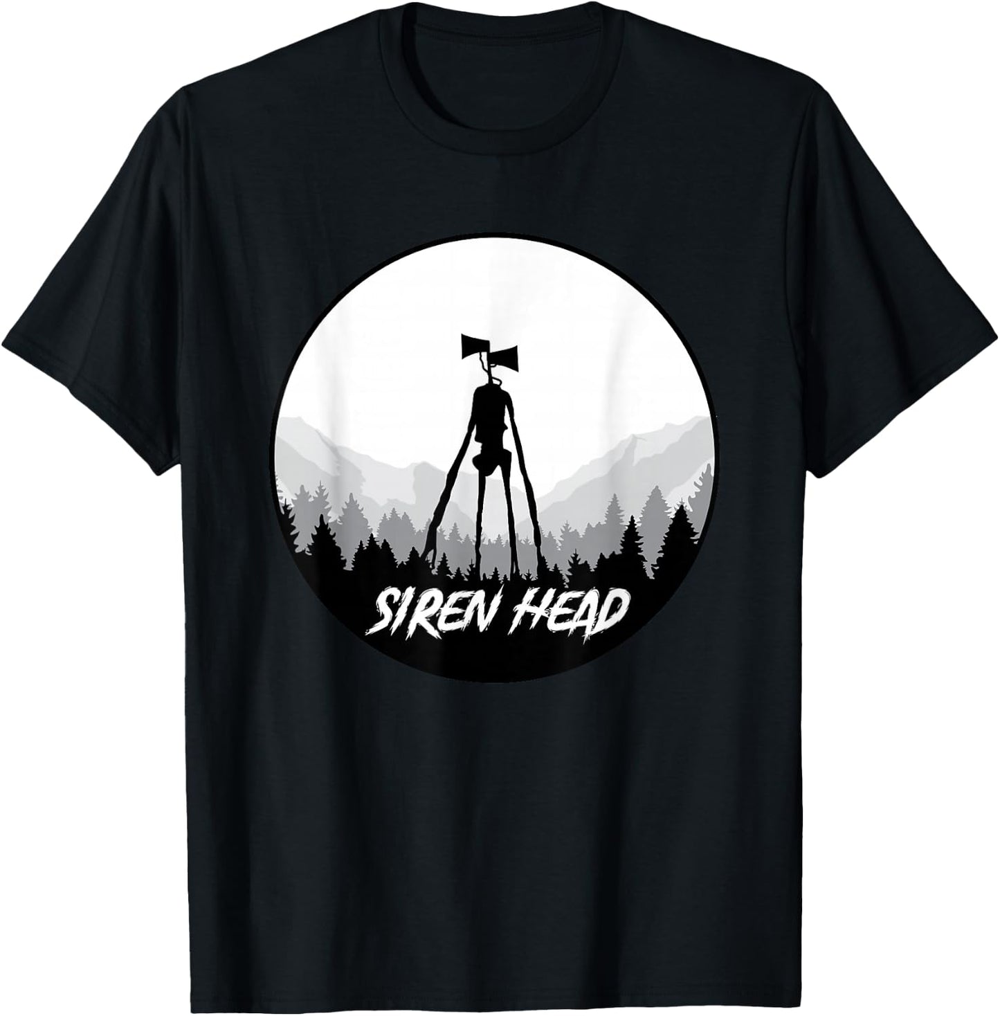 Siren Head Creepypasta Horror Sweet or Treat T-Shirt - T-Shirt | Black