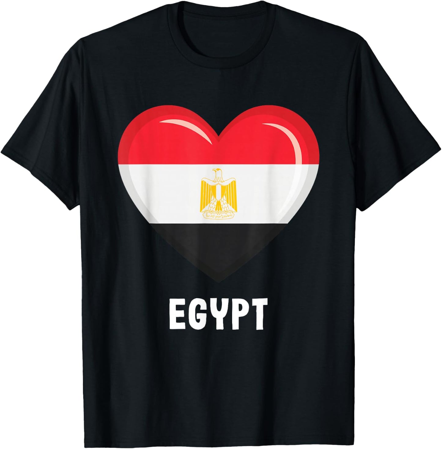 Egyptian Flag Shirt | Egyptian T-Shirt - T-Shirt | Black