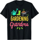 Cute Gardening Grandma Gift Funny Vegetable Garden Gardener T-Shirt - T-Shirt | Black