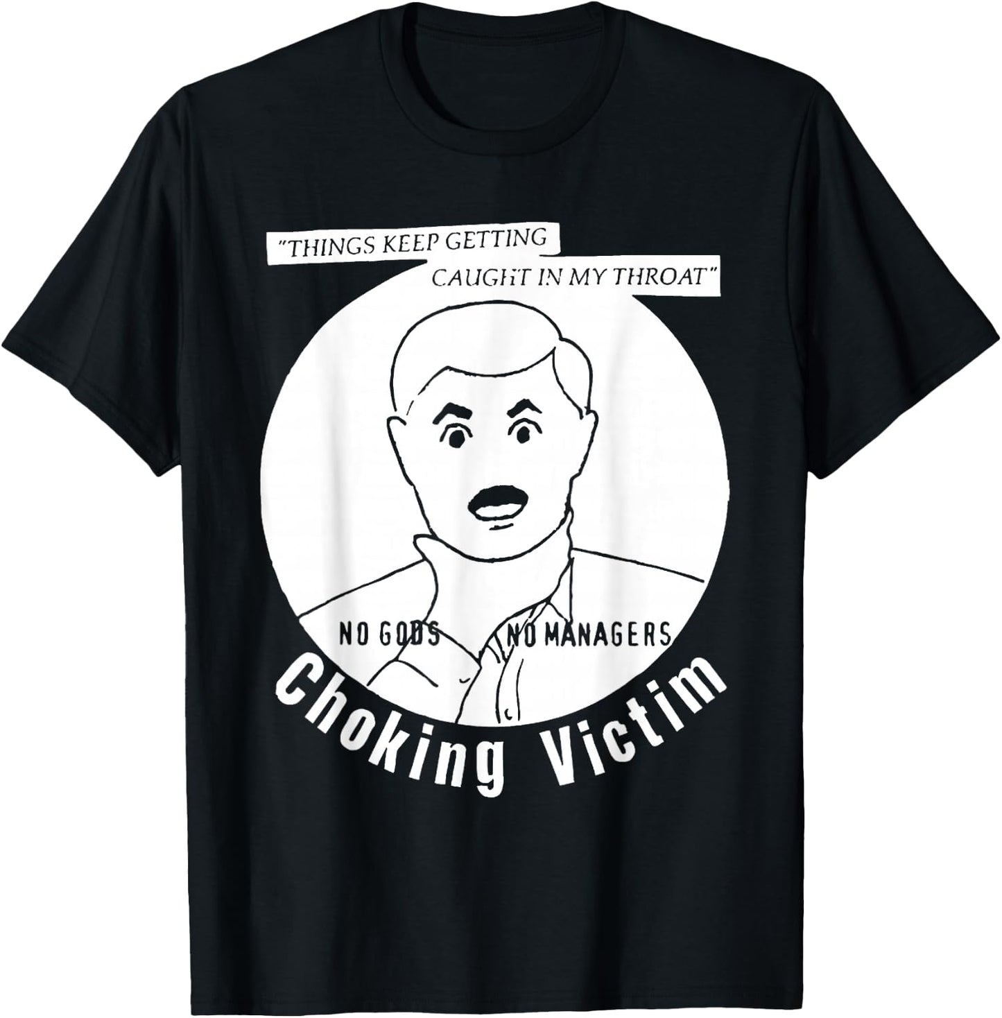 Choking Victim - Caught in My Throat T-Shirt - T-Shirt | Black