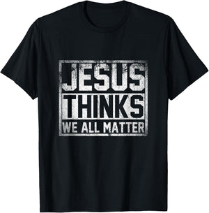 Jesus Is The Answer Jesus T-Shirt - T-Shirt | Black