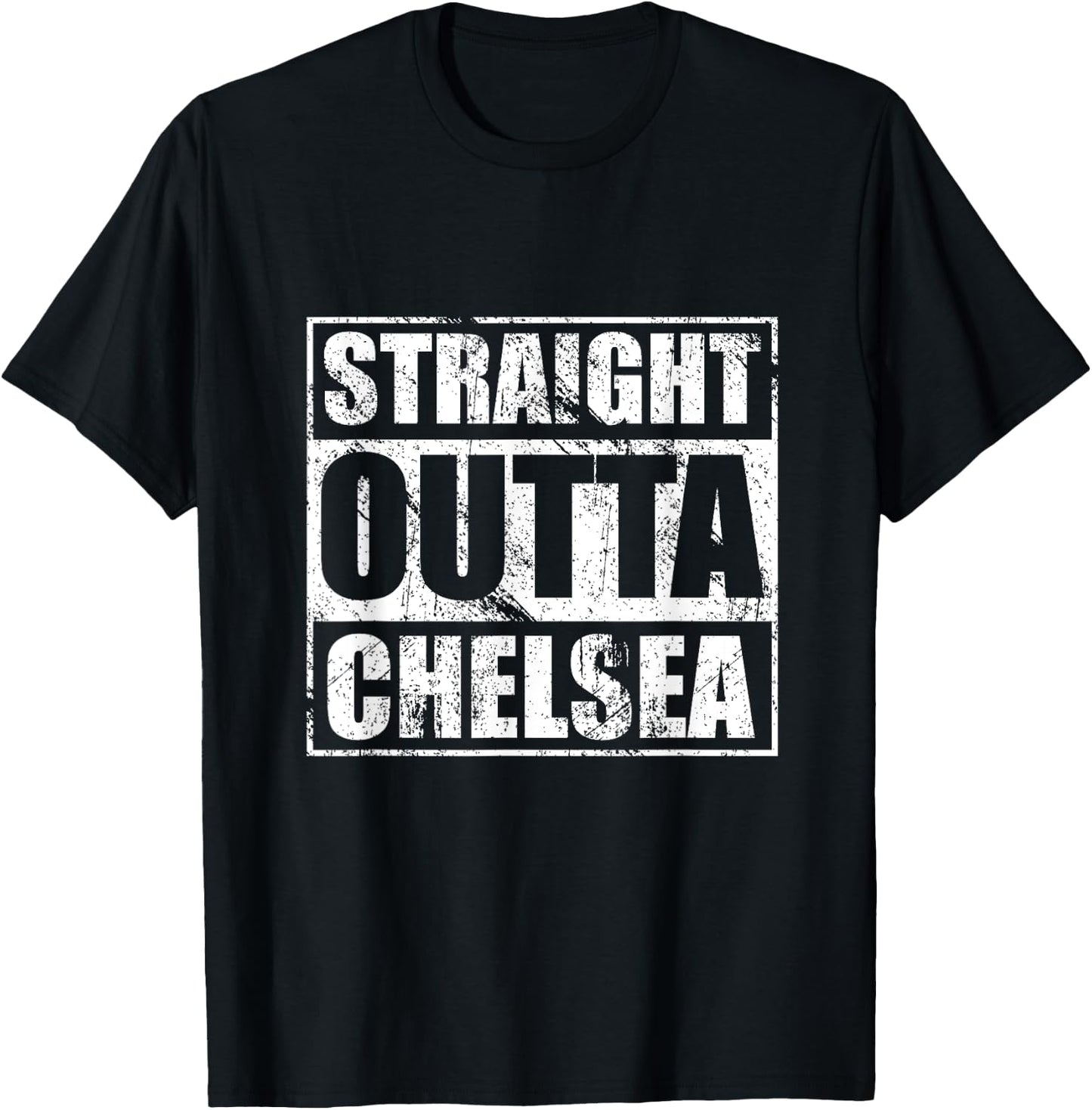 Straight Outta Chelsea NYC Pride New York City Manhattan T-Shirt - T-Shirt | Black