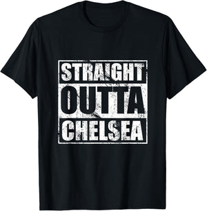 Straight Outta Chelsea NYC Pride New York City Manhattan T-Shirt - T-Shirt | Black