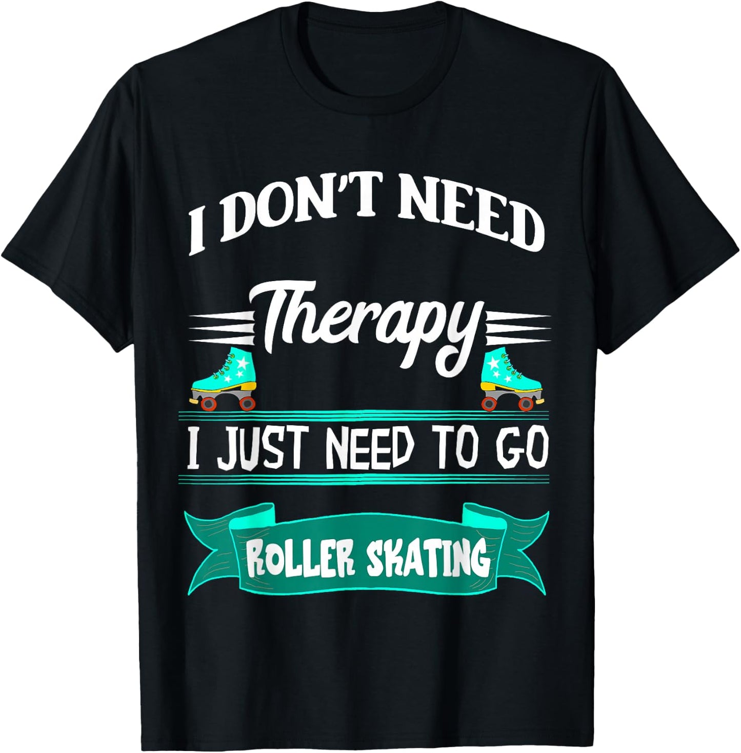Roller Skating Inline Skater Roller Skating Roller Skate T-Shirt - T-Shirt | Black