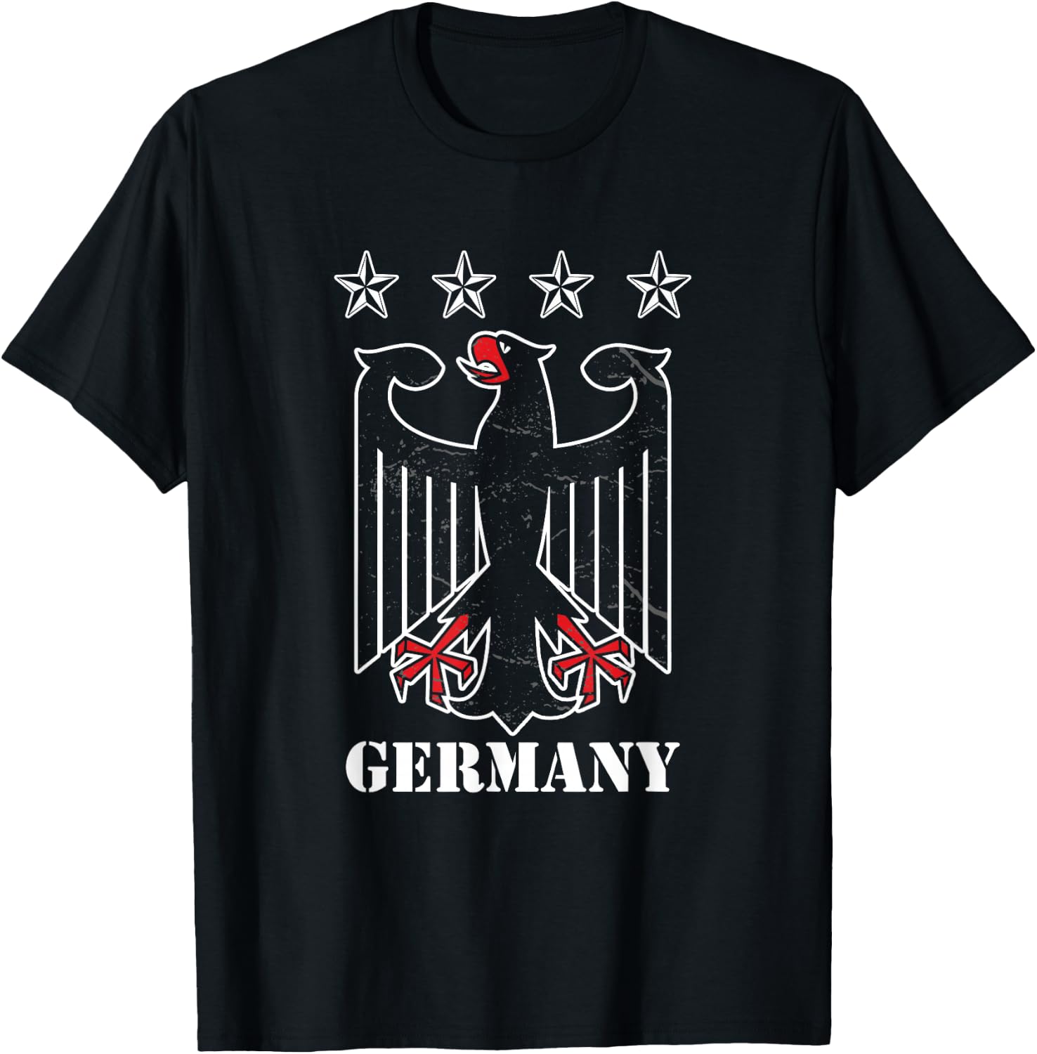 German Bird Eagle Germany Flag Germany Gift T-Shirt - T-Shirt | Black