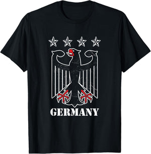 German Bird Eagle Germany Flag Germany Gift T-Shirt - T-Shirt | Black