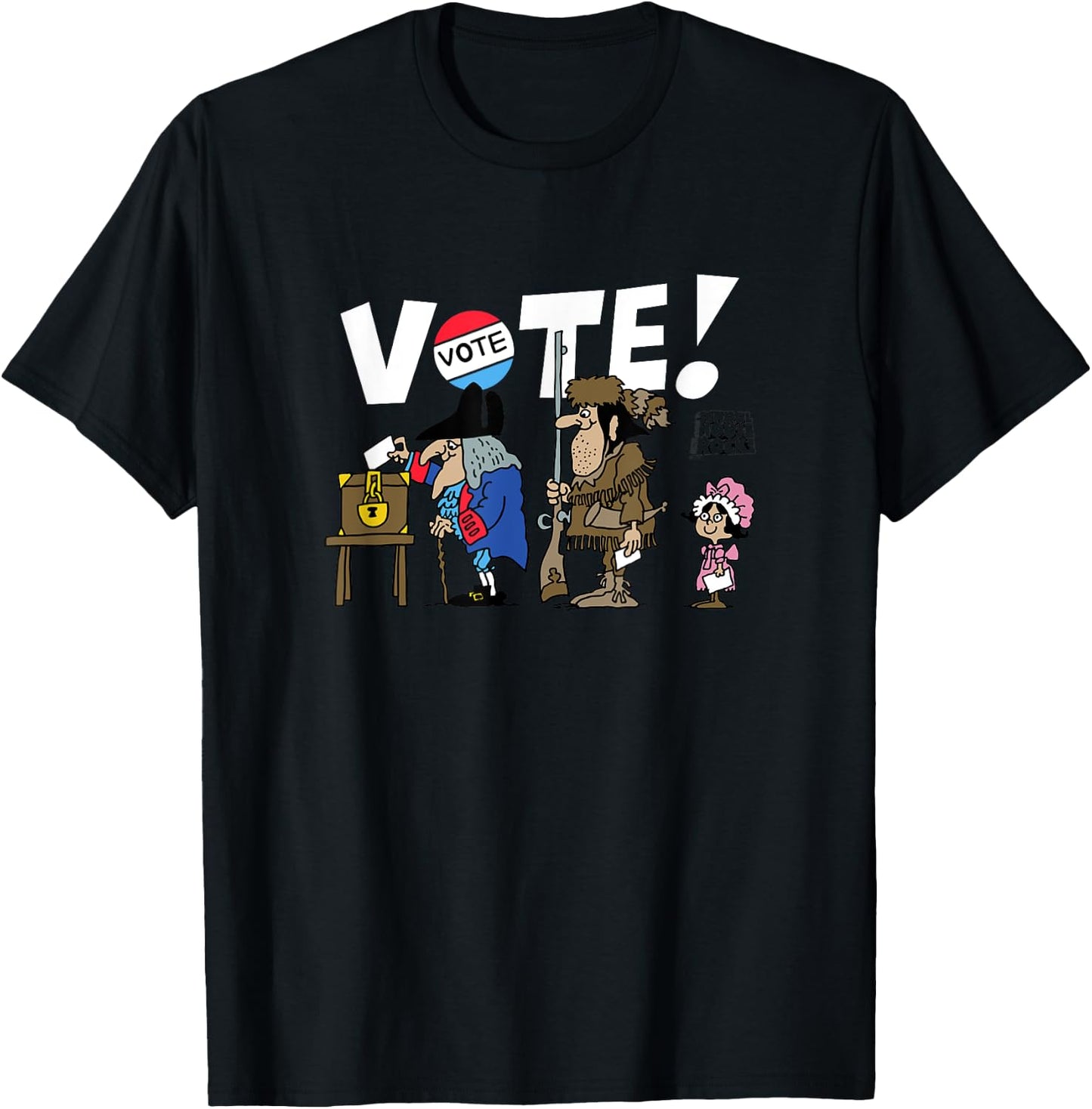 Ripple Junction x Schoolhouse Rock Voting Booth T-Shirt - T-Shirt | Black