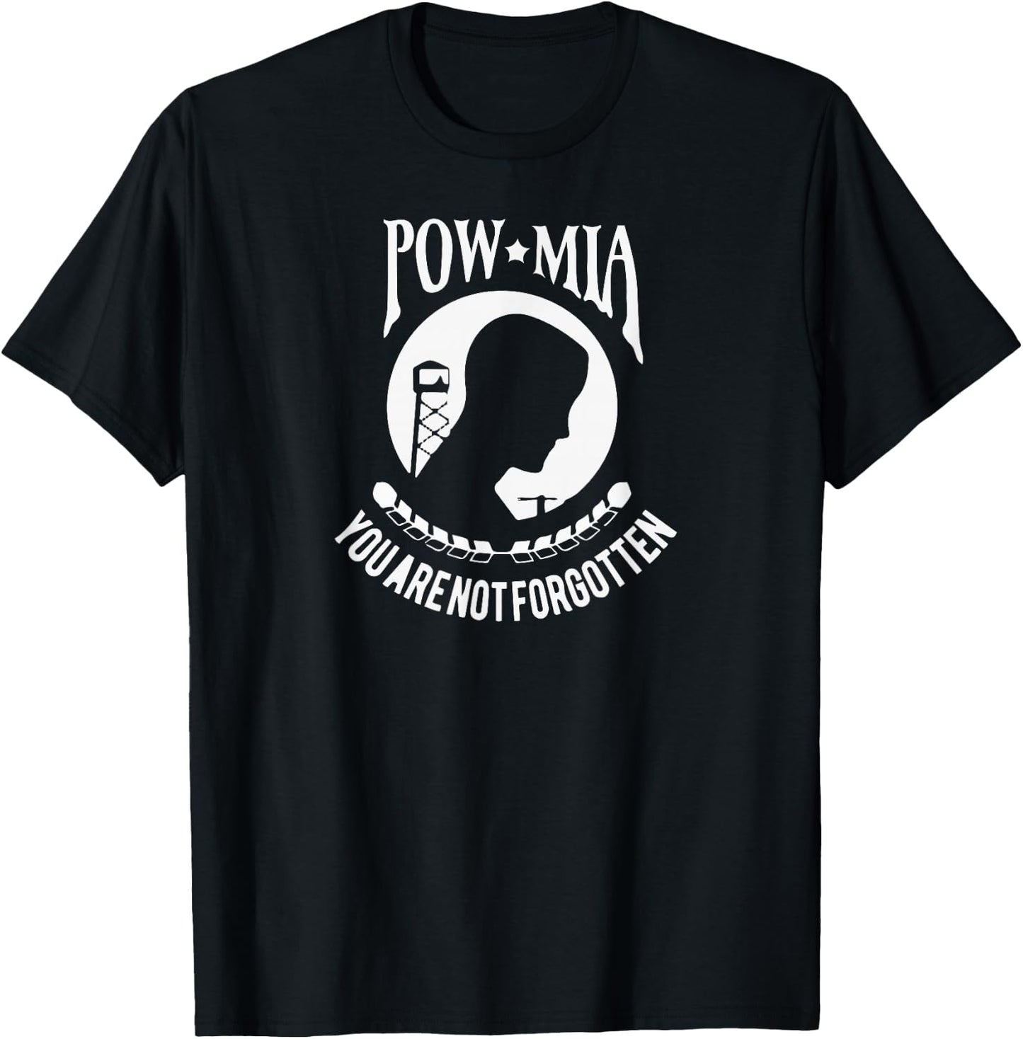 Pow Mia T-Shirt - T-Shirt | Black
