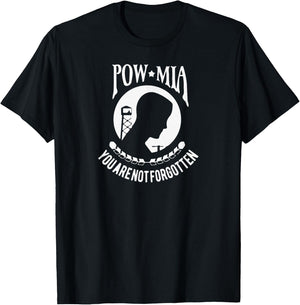 Pow Mia T-Shirt - T-Shirt | Black