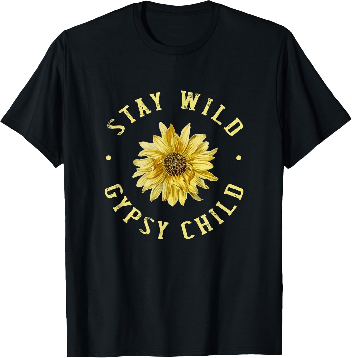 Stay wild gypsy child - perfect Gift and men T-Shirt - T-Shirt | Black