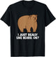 Funny Bear Lover I Just Really Like Bears, Ok? T-Shirt - T-Shirt | Black