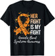 Her Fight Is My Fight Amniotic Band Syndrome Awareness T-Shirt - T-Shirt | Black