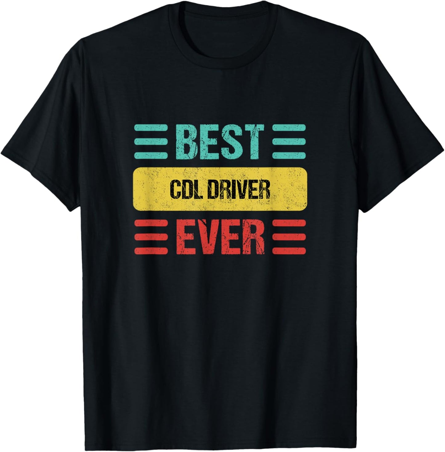 Cdl Driver T-Shirt - T-Shirt | Black