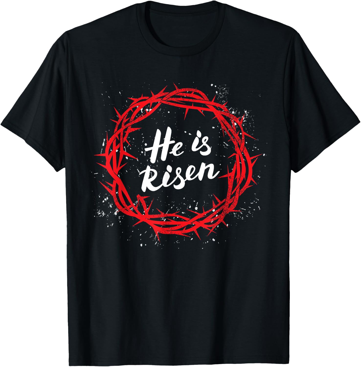 Christian Easter Bible For Believers Jesus He Is Risen T-Shirt - T-Shirt | Black