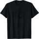 Tree Acoustic Guitar Minimalist Music is Life Vintage T-Shirt - T-Shirt | Black