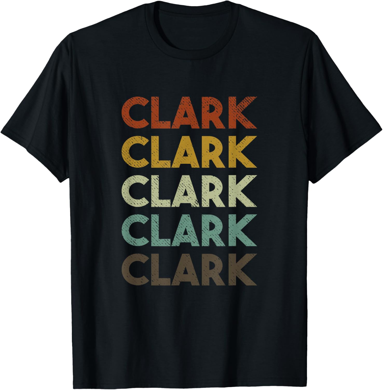 Retro Clark Vintage 80s Style T-Shirt - T-Shirt | Black