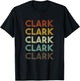 Retro Clark Vintage 80s Style T-Shirt - T-Shirt | Black