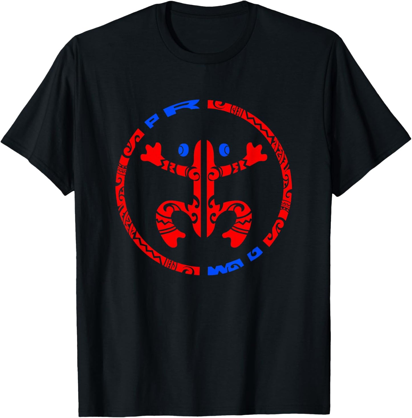 Puerto Rico Coqui Frog Taino - Boricua Tradition Small T-Shirt - T-Shirt | Black