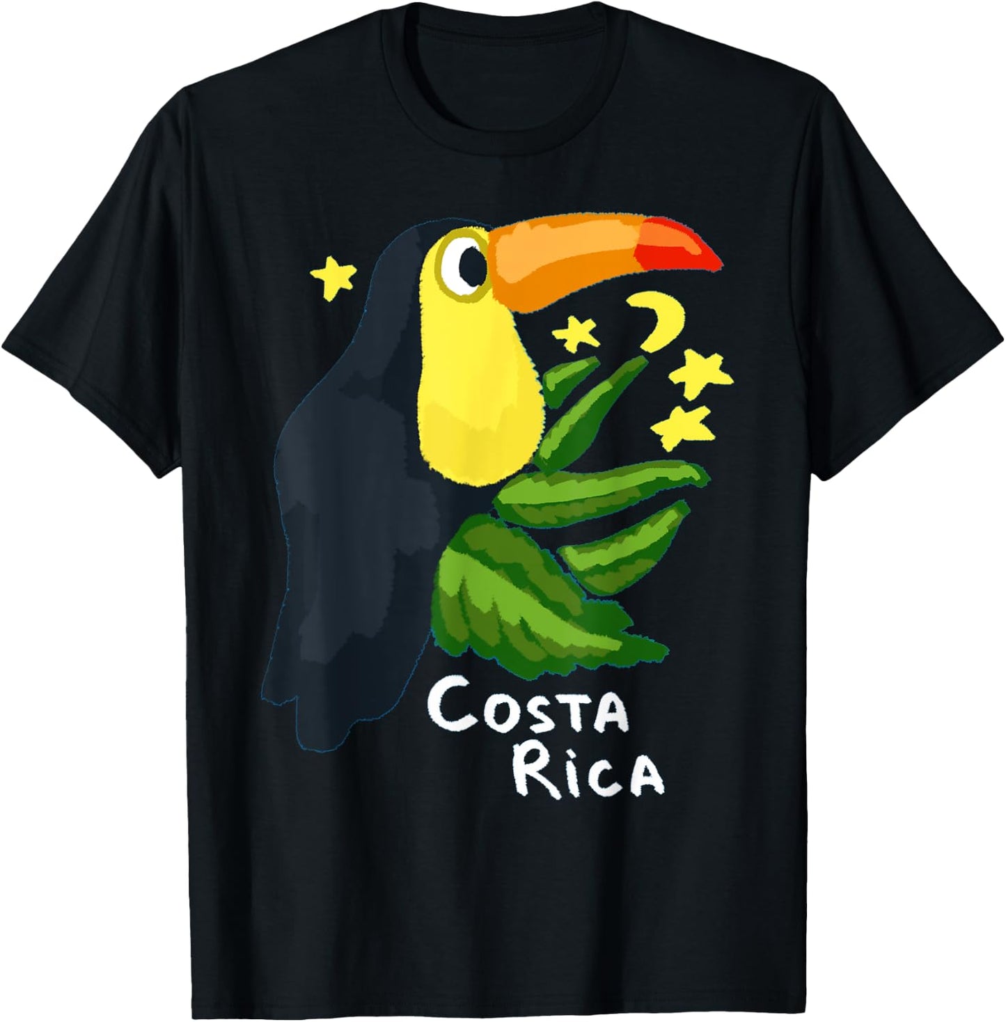 Costa Rica Toucan Bird T-Shirt - T-Shirt | Black