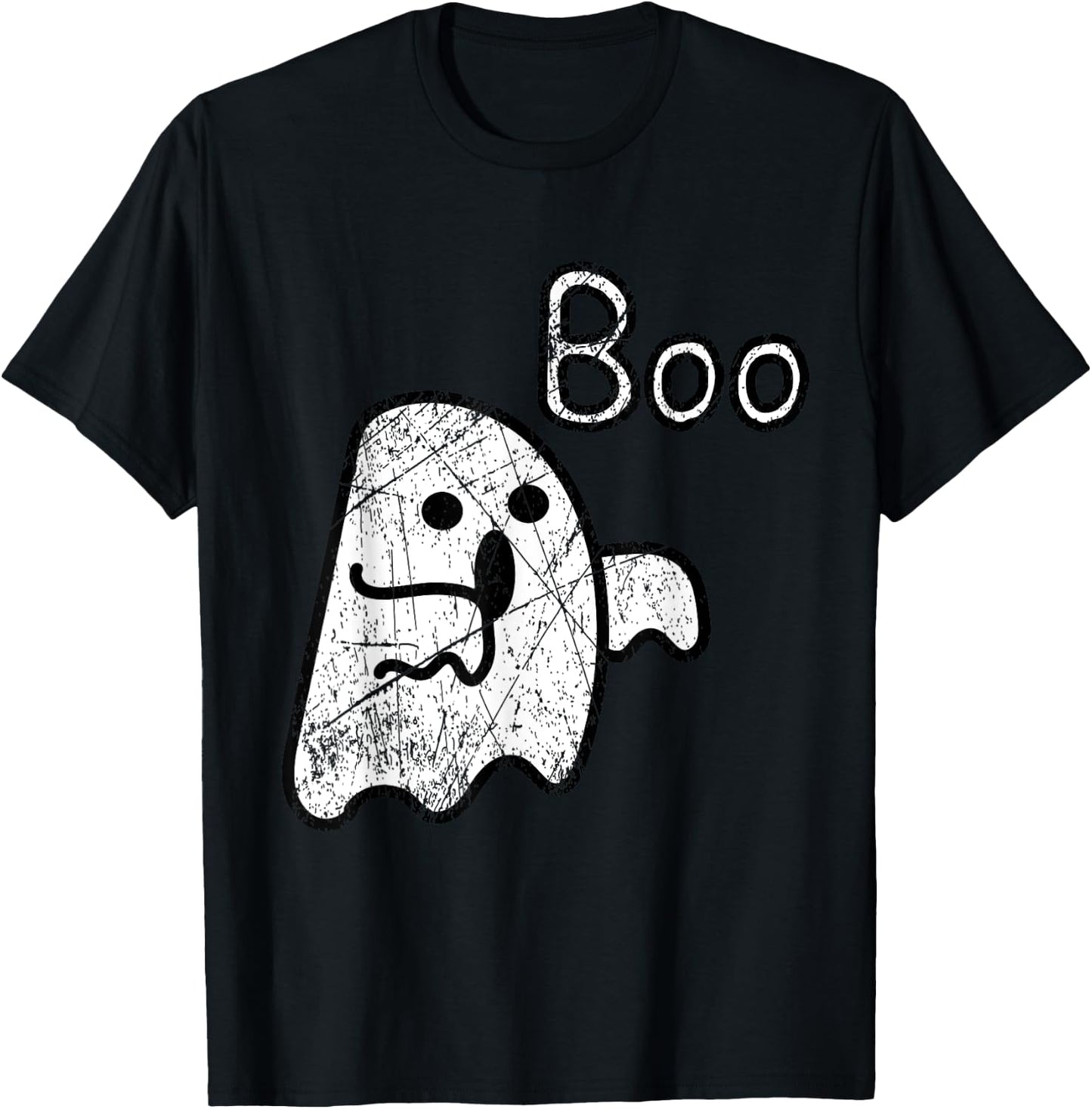 Boo ghost thumbs down funny! T-Shirt - T-Shirt | Black