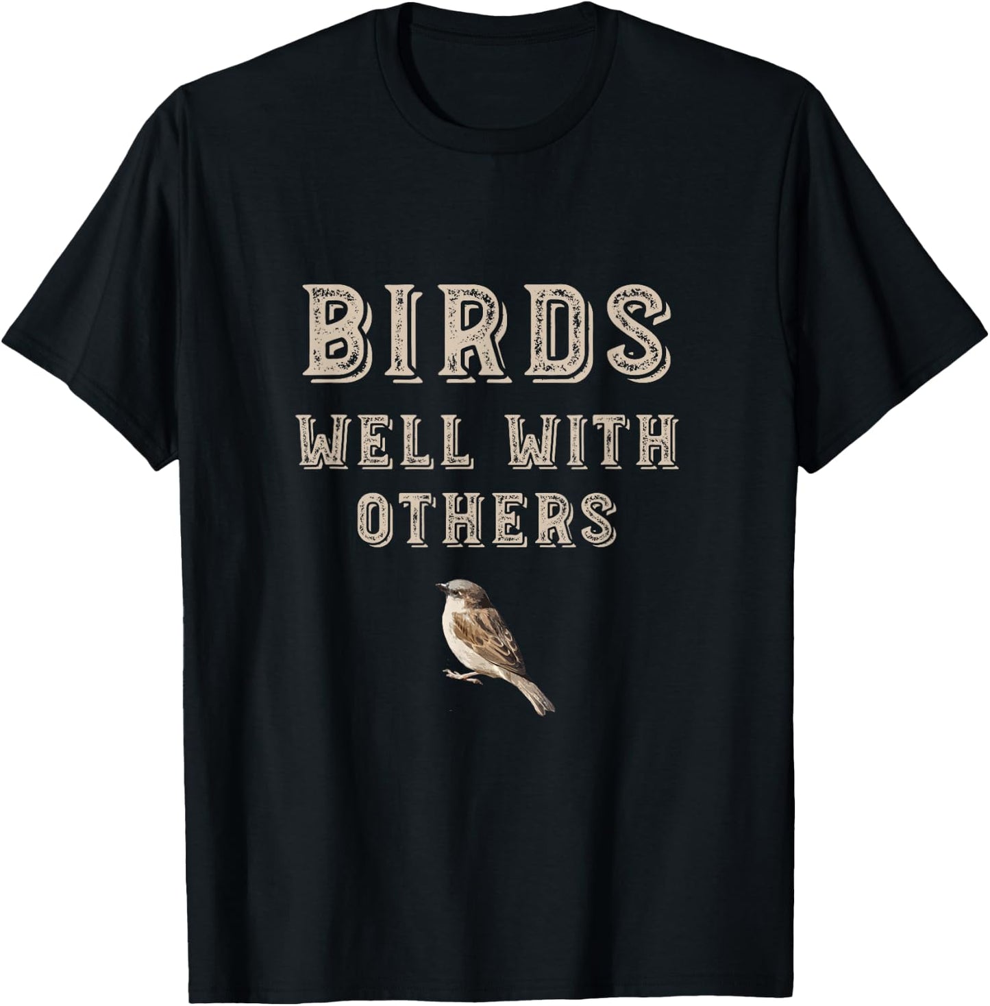 Funny Birder Design, Birdwatcher Birding T-Shirt - T-Shirt | Black